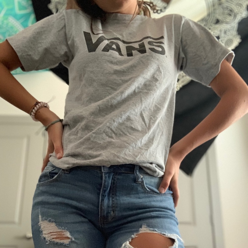 Grey/Black Vans Shirt